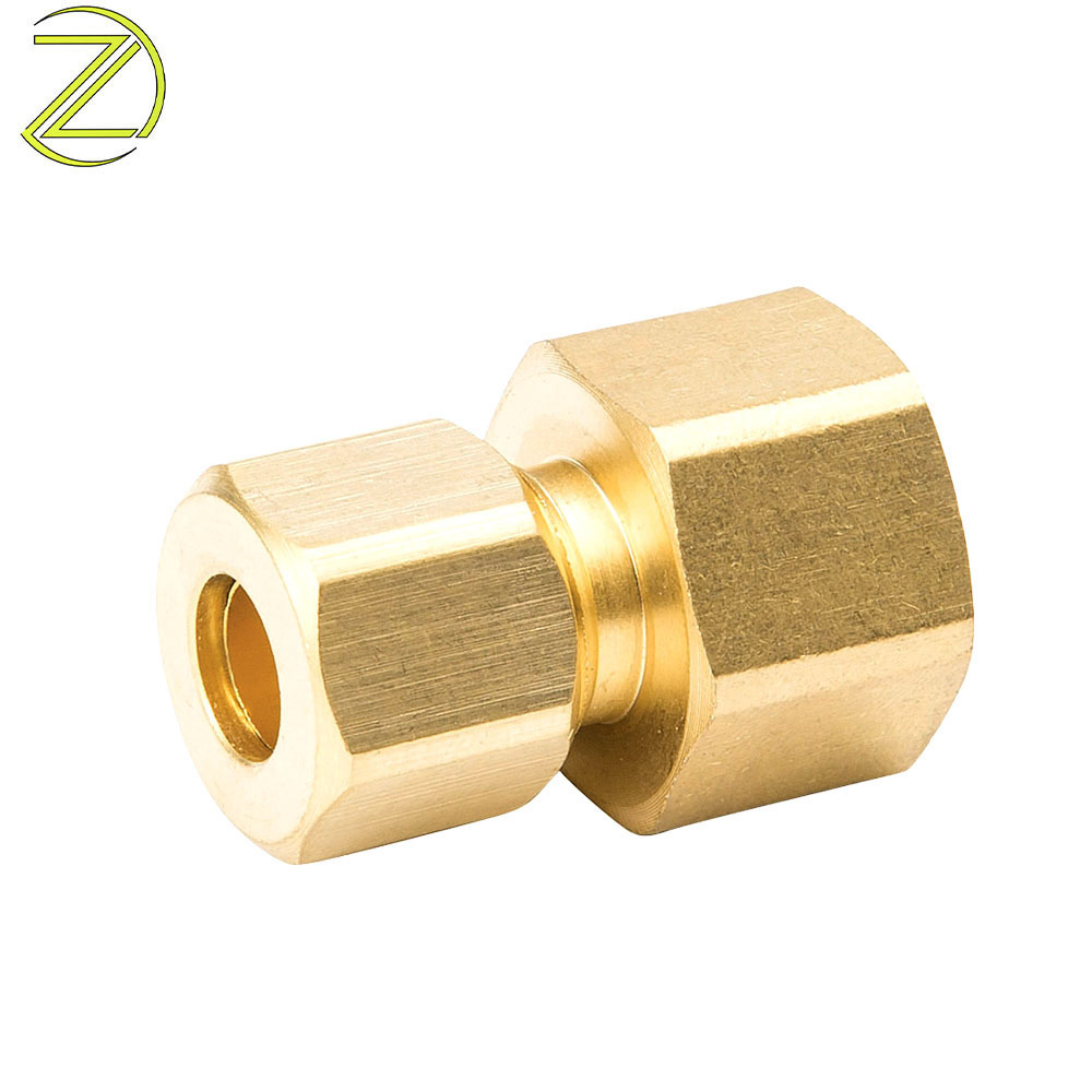 Garden Hose Connectors Aluminum Pipe Stainless Steel Fittings Tube Male Brass Water Brass Knurling Connector