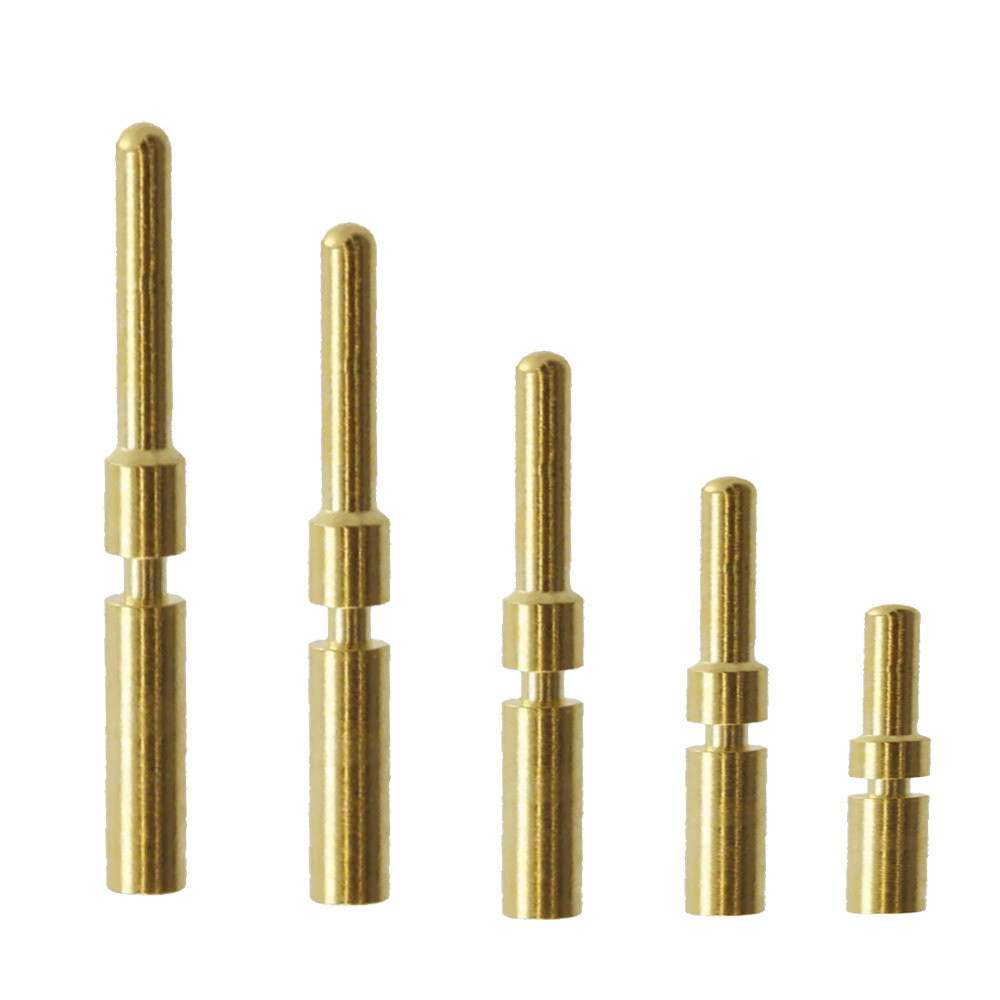 Small CNC Electrical 1mm Circular Connector Crimp Contacts Male and Female Electric Contact Single Pins