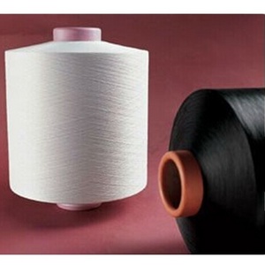 100% polyester textured yarn filament yarn 75/36 150/48 300/96 white and black