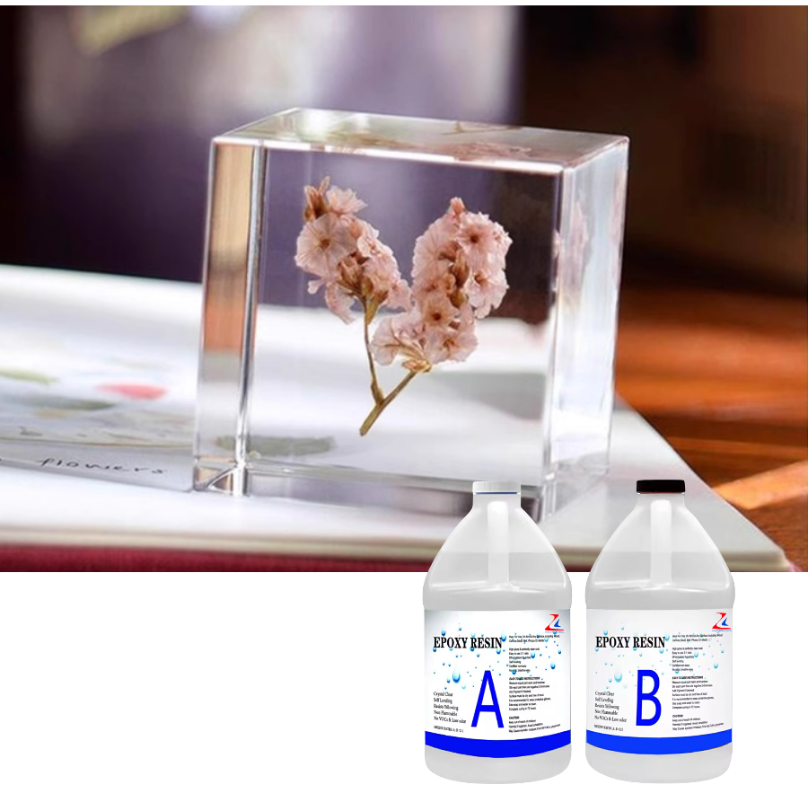 Deep Casting EPOXY AB Glue Clear Epoxy Resin Deep Pour hardener For River Table and Crafts High transparency