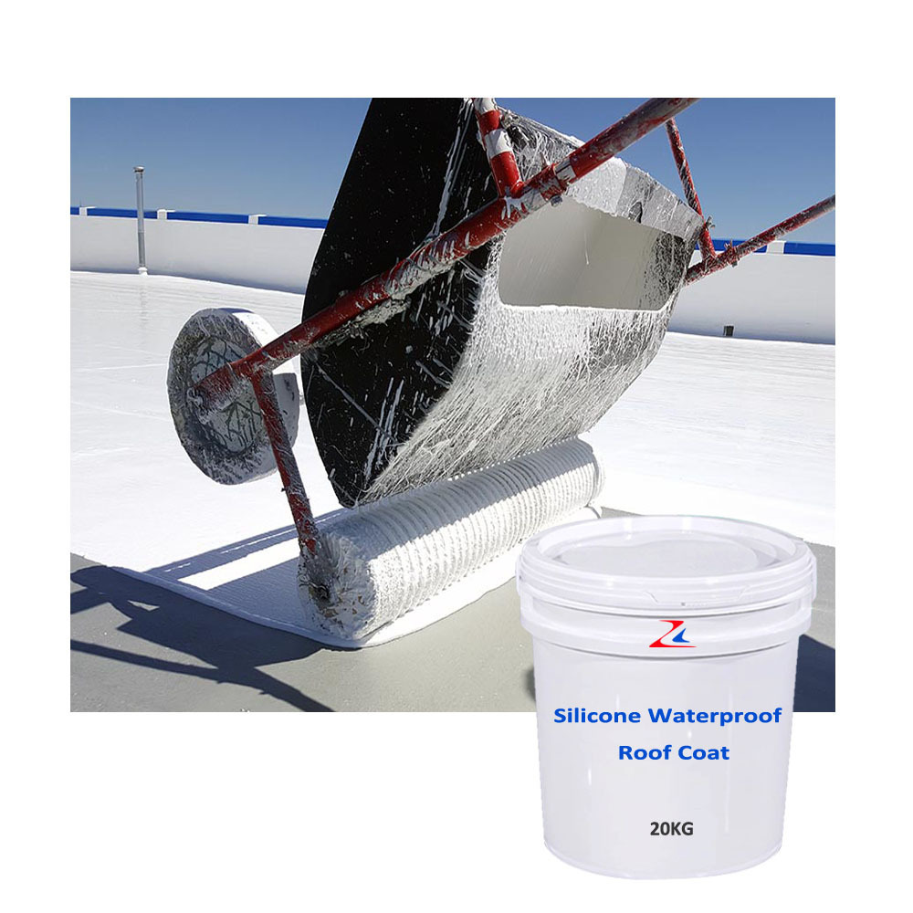 White Rubber coating for roofs Single component Roof coat Waterproof Waterproofing Roof Coating Sprayer