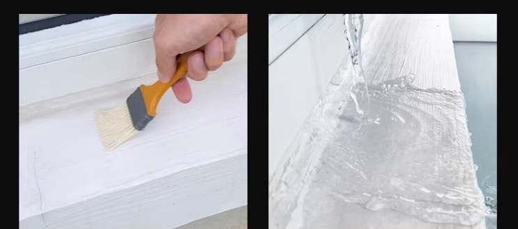 Transparent waterproofing coating Mildew-proof Anti-leaking roof brick wall Transparent coating