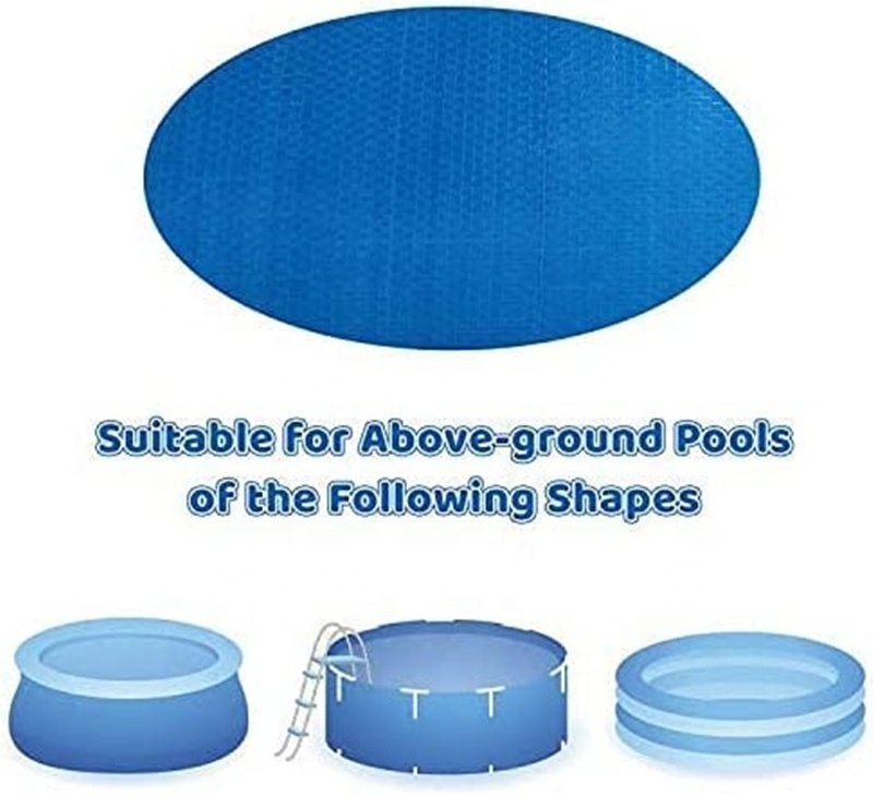 Outdoor patio waterproof 6FT PE Dust Pool Cover foldable round inflatable swimming pool cover