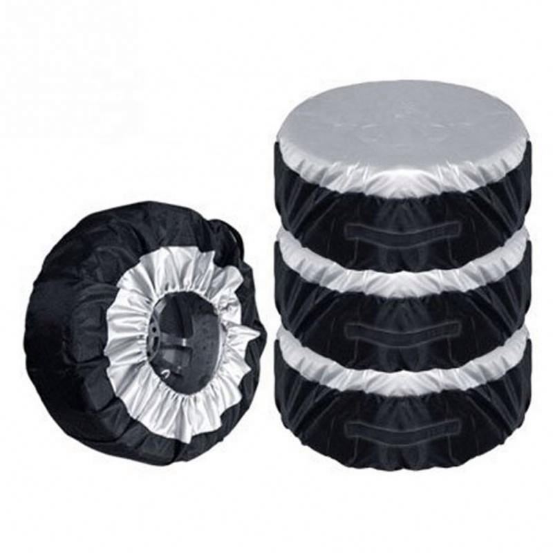 4Pcs Waterproof Custom Car Storage Bag spare tire wheel cover car spare tire covers