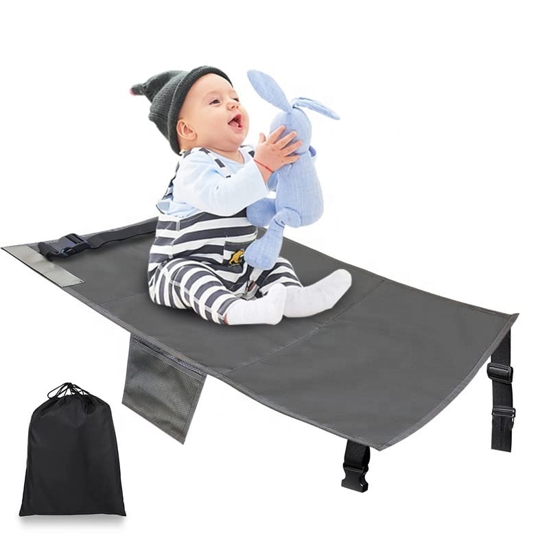 ZL-Portable water resistant nonslip Travel Bed Hammock Kids airplane footrest