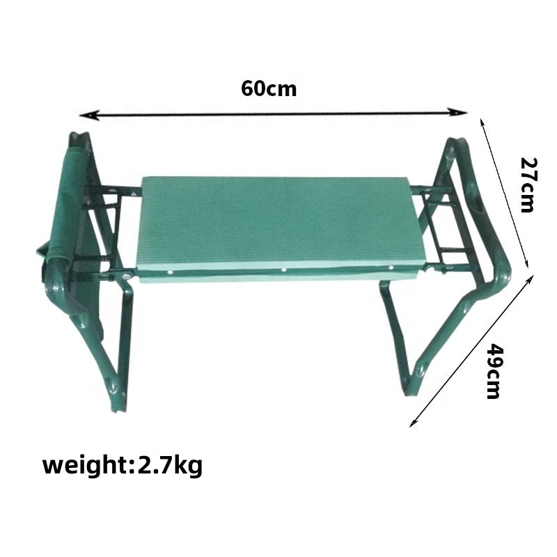 Garden Kneeler and Seat EVA Foam Portable Kneeler Seat Foldable Garden Folding Chair With Storage Pouch