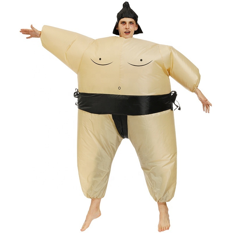 Wholesale Cosplay Party party funny inflatable sumo wrestling fat suit have stock inflatable costume for adult