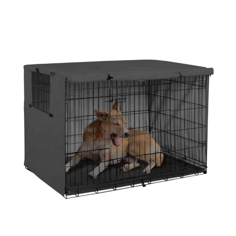 Durable Dog Crate Cover pet wire cage protection cover Pet Kennel Cover Universal Fit for 24-48 inches