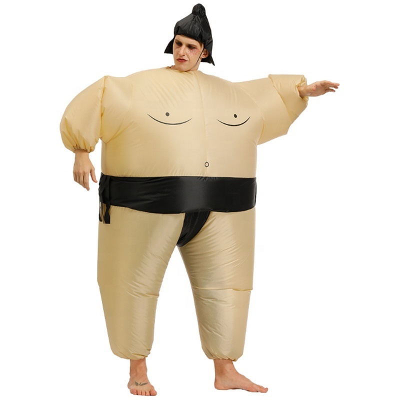 Wholesale Cosplay Party party funny inflatable sumo wrestling fat suit have stock inflatable costume for adult