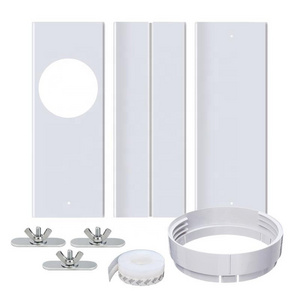 Air Conditioning windows set for Ducting Thickened Plate Window Seal for AC Unit Portable Sliding Door Air Conditioner Vent Kit