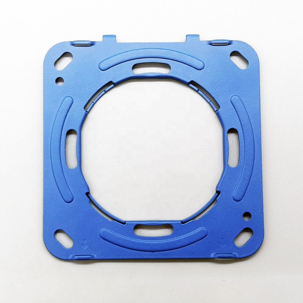 ZHNL OEM Aluminium Stamping Parts powder coating Metal frame for socket OEM color Assembly Galvanized Enclosure Sheet