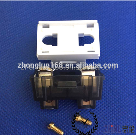 switch and socket parts Electrical power switch two phase diode socket copper parts electrical socket metal brass stamping parts