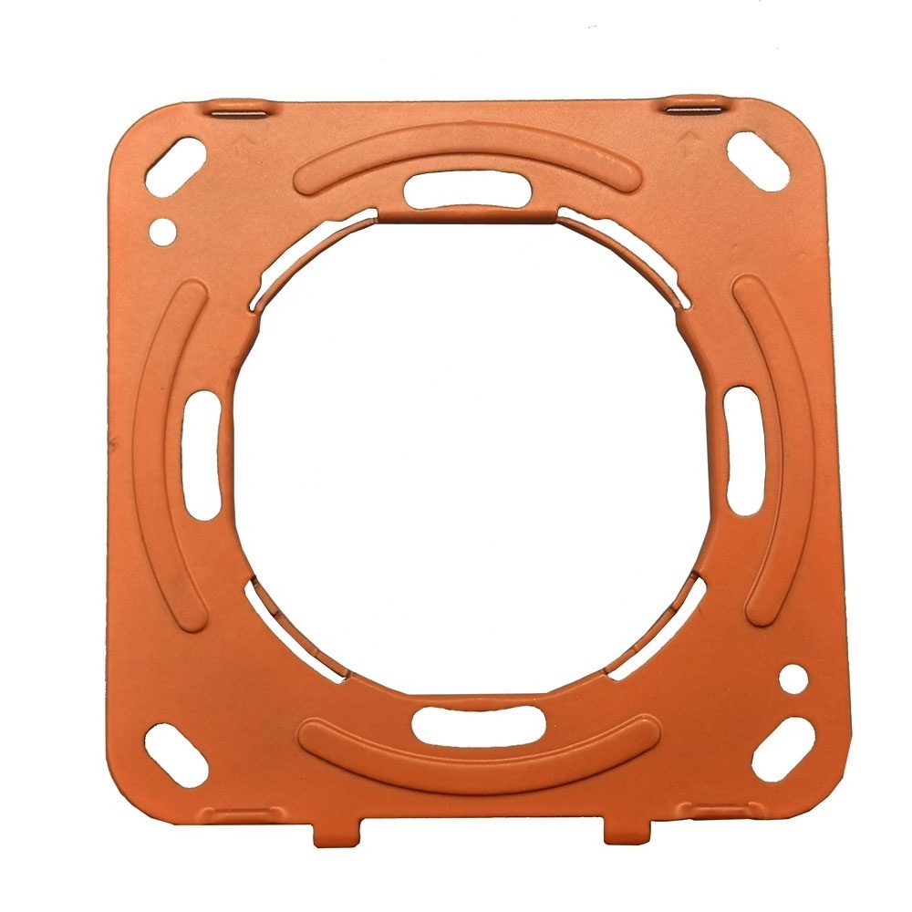 ZHNL OEM Aluminium Stamping Parts powder coating Metal frame for socket OEM color Assembly Galvanized Enclosure Sheet