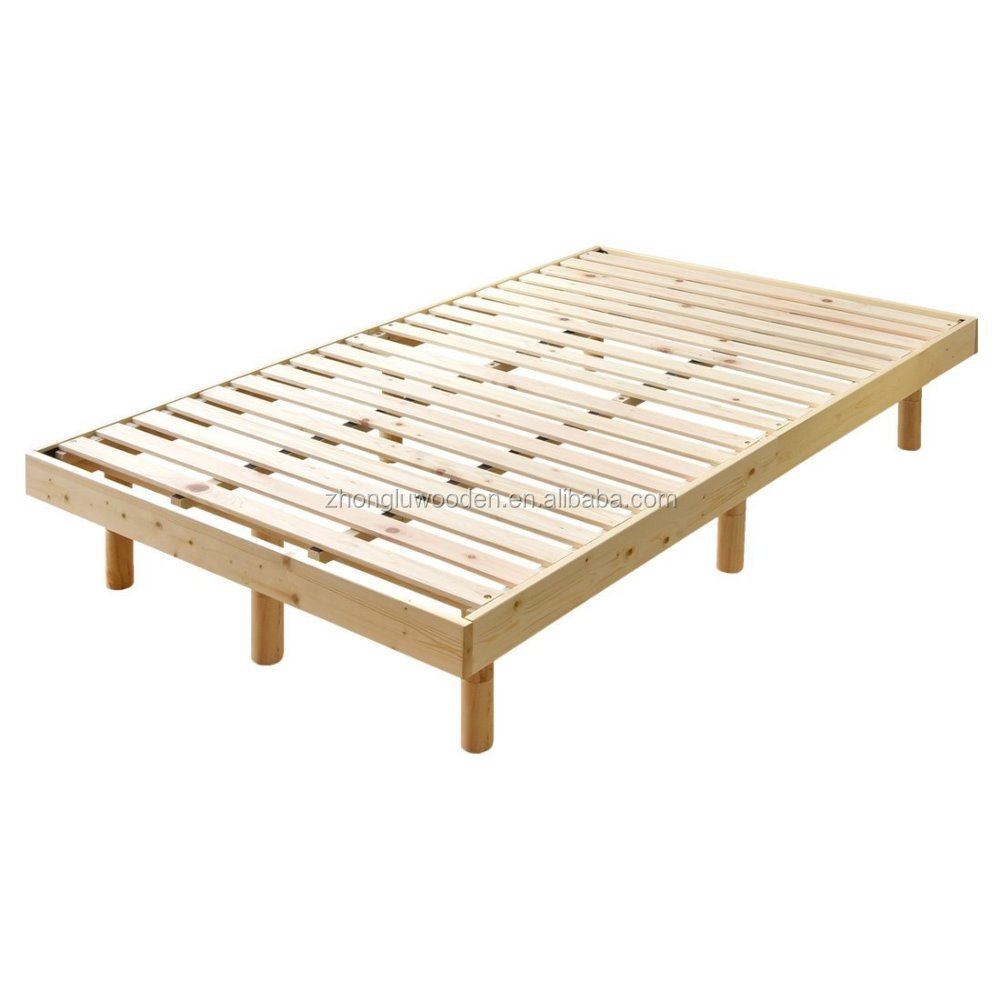 Export to Japan hinoki wood Low Platform Wooden Bed Frame Twin Size