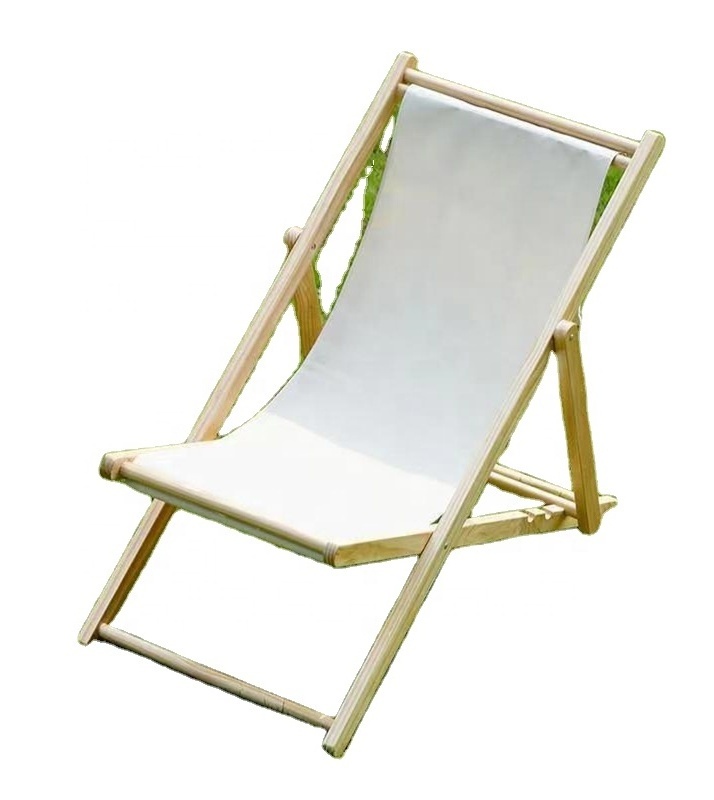 Foldable wooden high-quality beach chair outdoor leisure chair for children