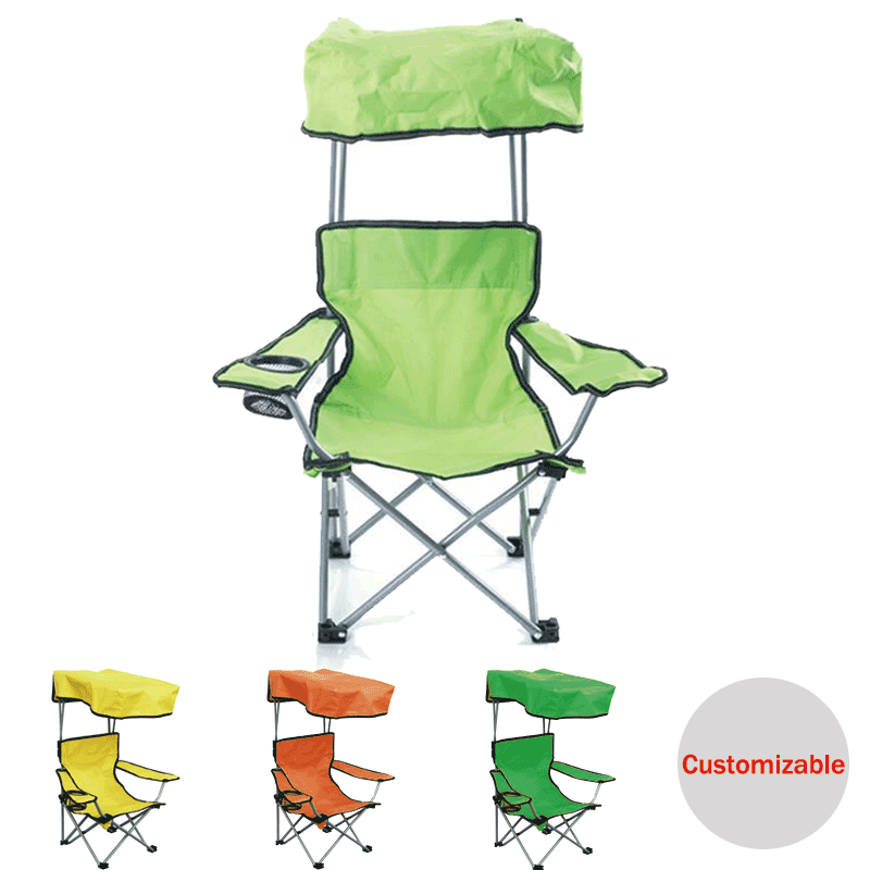 Outdoor fishing beach chair foldable canopy kids,Personalized customizable kids beach chair