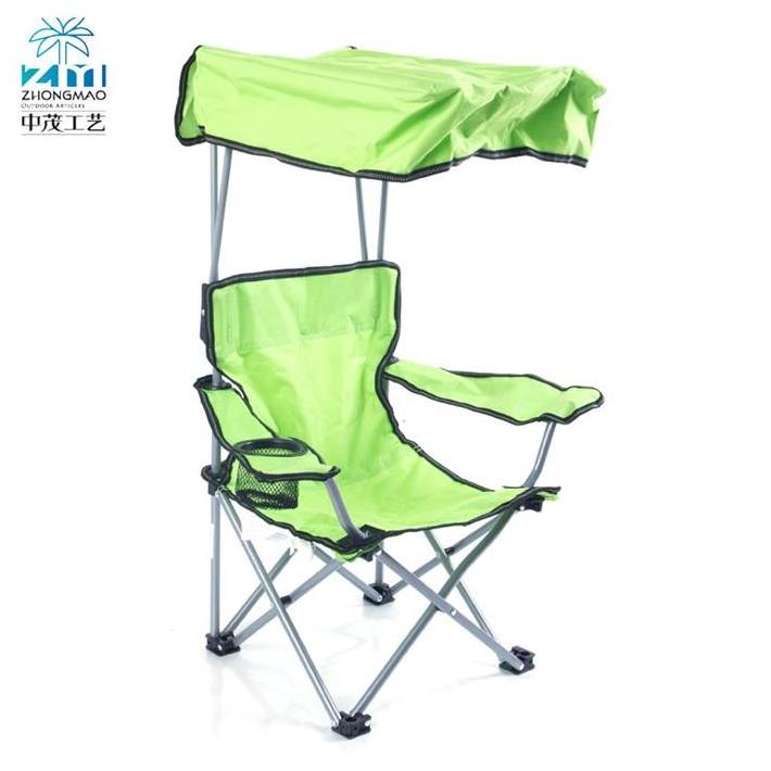 Outdoor portable baby light weight folding foldable kids camp chairs with umbrella