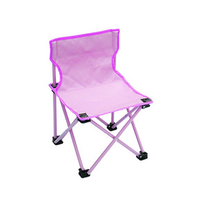 Multipurpose Pink Kids Fishing Metal Tube Beach Chairs, Kids Beach Chair