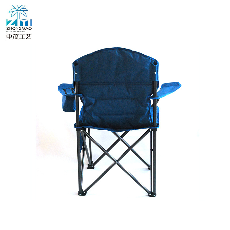 Outdoor camping folding beach camping arm chair portable with ice bag