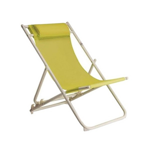 New customized chaise folding beach sun travel chair chaise lounge