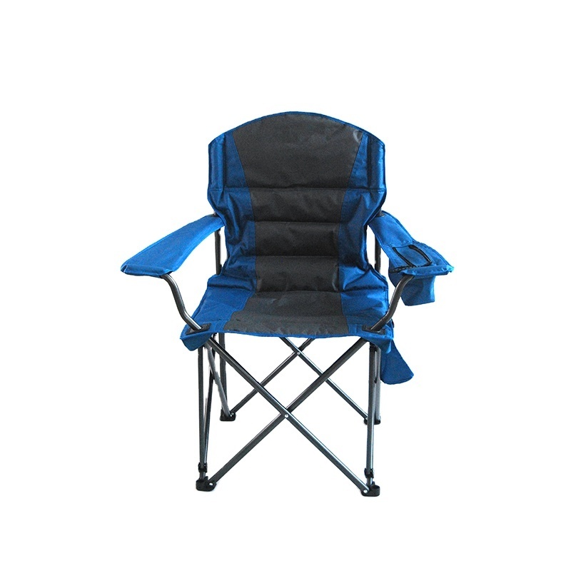 Outdoor camping folding beach camping arm chair portable with ice bag