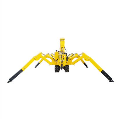 Smart design small portable mini tower crane factory wholesale price mini spider crawler crane for sale 3 tons spider crane