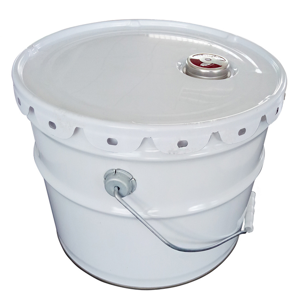 20l metal bucket white 20 liters paint can stainless steel drum