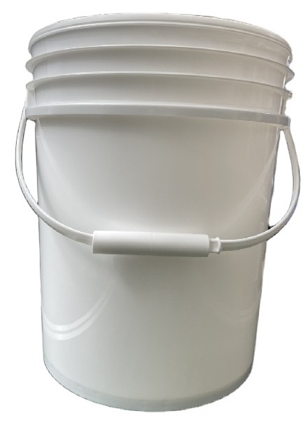 hot sale UN white plastic pails 20l clear chemical containers with lid