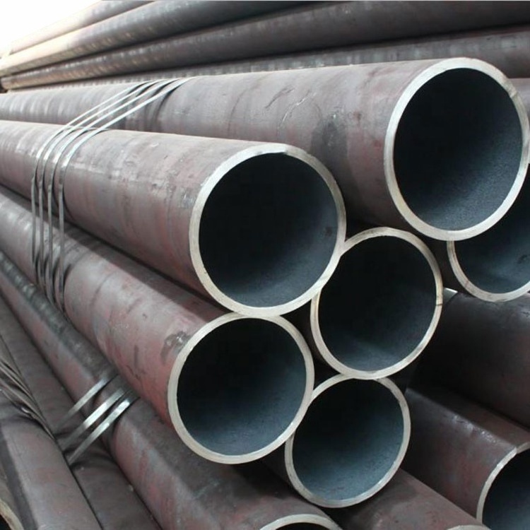 Hot Rolled Carbon Seamless Steel Pipe ST37 ST52 1020 1045 A106B Fluid Pipe