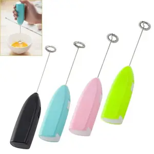 Mini Handle Electric Milk Foamer Frother Stirrer For Coffee Whisk Mixer Egg Beater For Kitchen Cooking Bar Coffee Foaming Tools