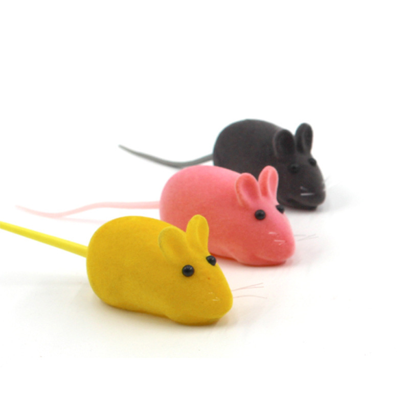 Squeaky False Mouse Pet Cat Toys Mini Funny Playing Toys For Cats Kitten