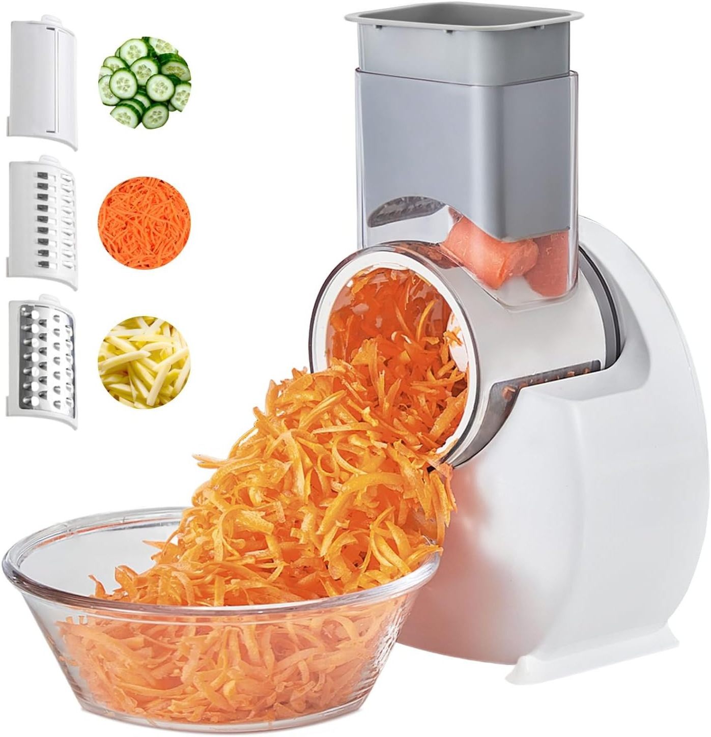 Kitchen roller electric multi-function chopper, vegetable slicer cheese potato grater