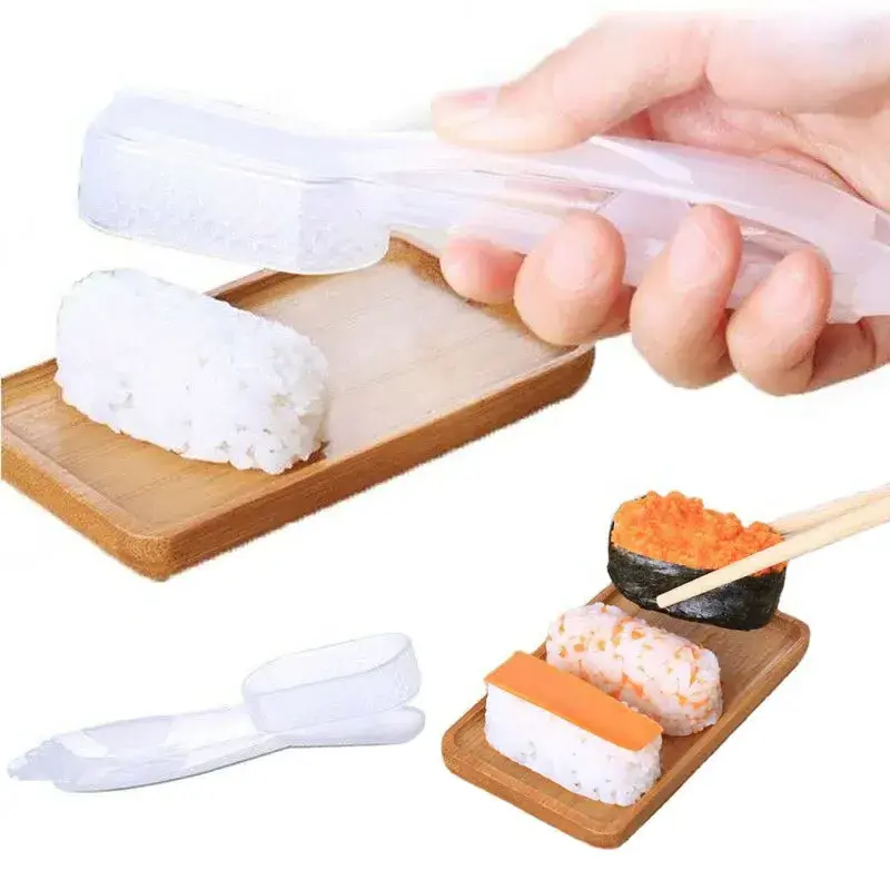 Sushi Making Mould Onigiri Lunch Sushi Maker Making Tools DIY Bento Rice Ball Easy To Make Plastic Sushi Kit Kitchen Gadgets 1PC