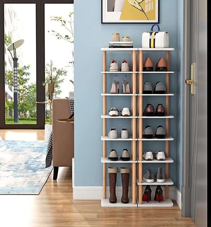 Quality Easy To Maintain Shoe Racks For Living Room Cabinet With Guaranteed Best wooden Cabinet Shoe Tower 8 Tiers