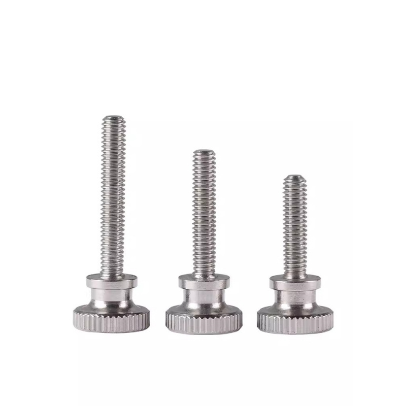 High Head Knurled Hand Twist Wall Lock Micro Adjustment 304 Stainless Steel GB 834 Knurled Thumb Screws