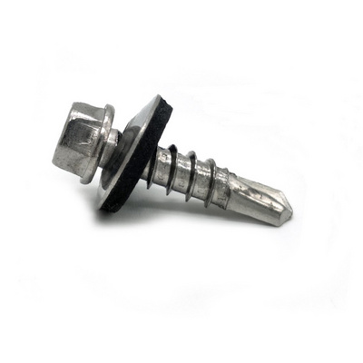 With rubber EPDM washer  C1022A steel Hex Screws self-drilling roofing