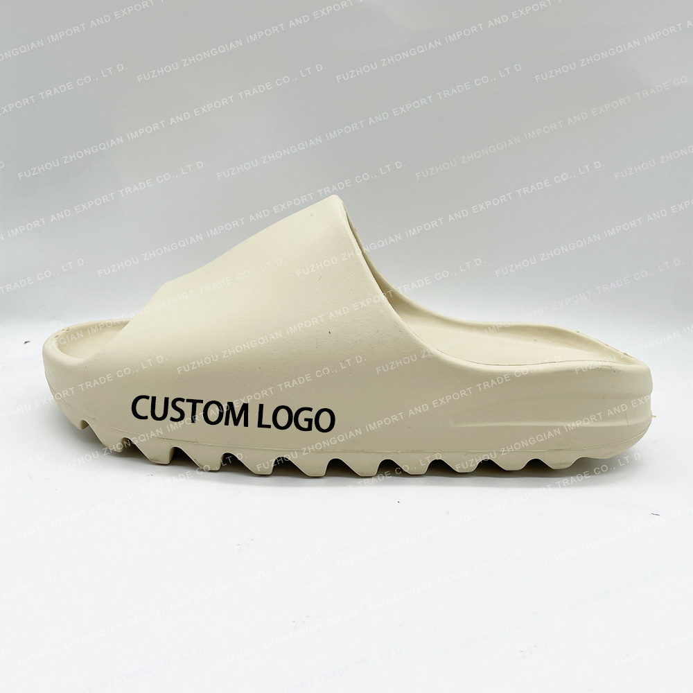 Low MOQ Customization Zapatilla Open Toe EVA Memory Foam Cloud Slides Footwear Colorful Shoe Slides Slippers for women men