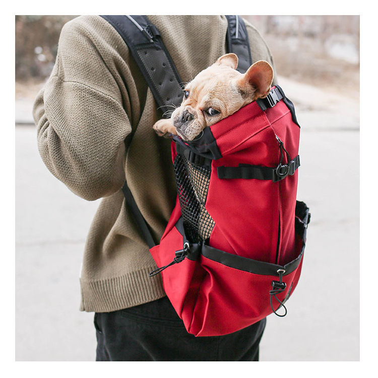 Pet Carriers Dog Backpack Outdoor Travel Puppy Medium Pet Backpack Carrier Breathable Walking Bike Backpack