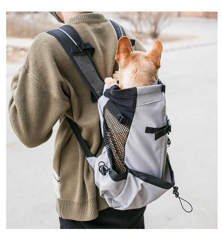 Pet Carriers Dog Backpack Outdoor Travel Puppy Medium Pet Backpack Carrier Breathable Walking Bike Backpack