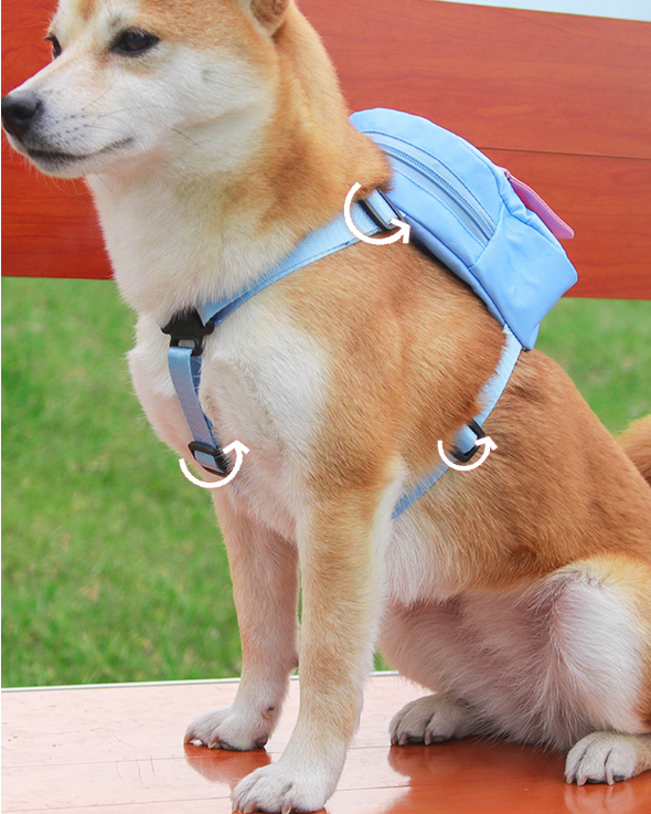 2023 Pet Supplies Adjustable Puppy Dog  Backpack Factory Price Cartoon Dog Treat Bag Outdoor Travel Portable Dog Pet Small Bags