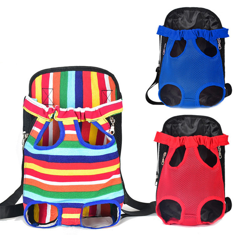 Wholesale Pet Dog Bags Multi-colors Outdoor Travel Breathable Shoulder Handle Bags Pet Backpack Carrier for small cats dogs