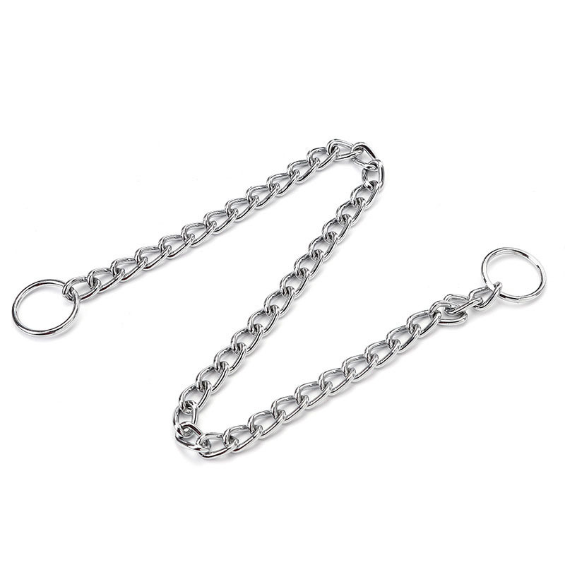 Adjustable  Stainless Steel P choke chain Dog collars