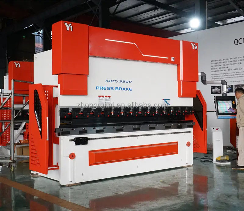 High Rigidity 110 ton 3200 mm 7 axis CNC Press Brake With DELEM DA66T DA69T CNC system steel bending machine