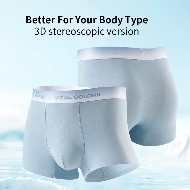 Pleasantly Cool OEM ODM Male Daily Quick Drying Colorfast Comfortable Breathable Modal Man Briefs Boxers Mens Underwear