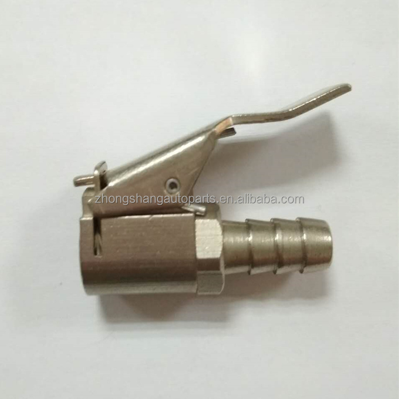 Hot sell close end type brass tire inflating air chuck for tire repair tool