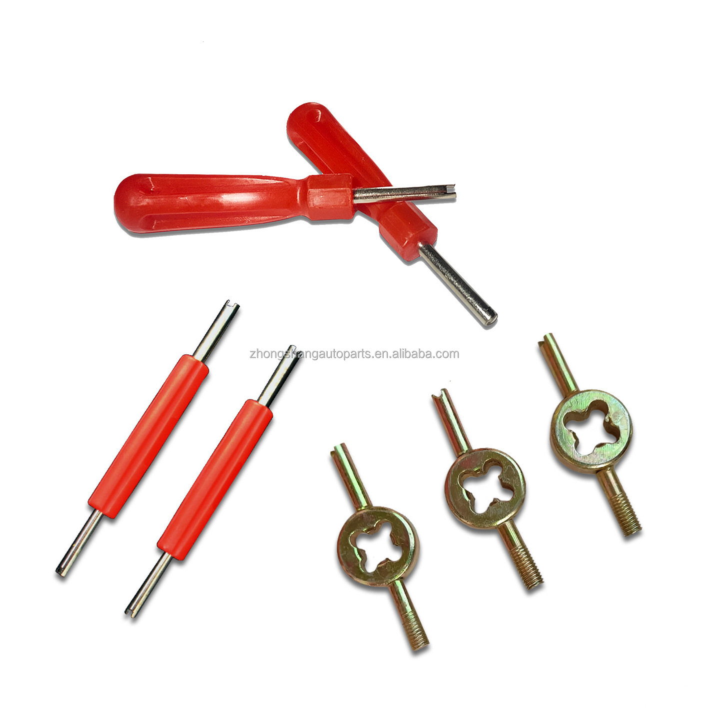 Tire valve accessories steel spanner for car and bike