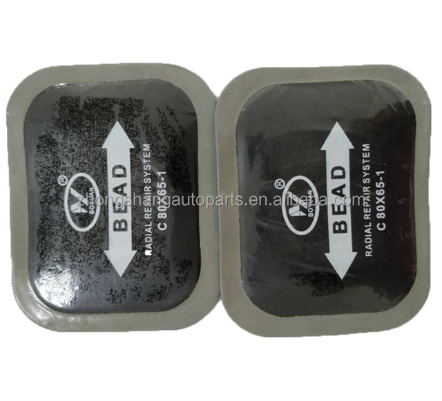 Bike tire repair patch hot plug tire patch