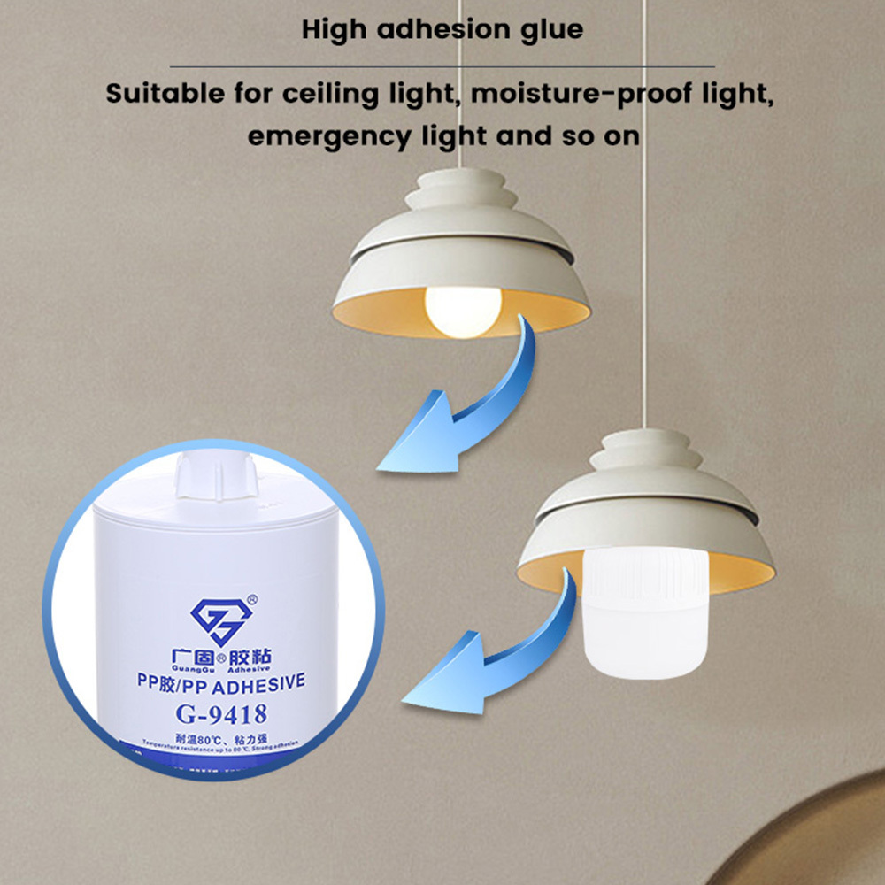 Guanggu Glue Factories High Quality G-9418 Pp Glue Led Lighting Adhesives & Sealants Polyurethane Adhesives Glue