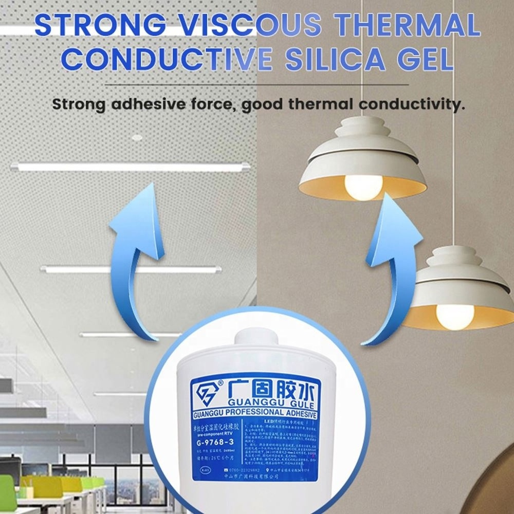 Indoor Lighting Adhesive Silicone Conductive Electrically Glue Liquid Price Adhesive Silicone Glue