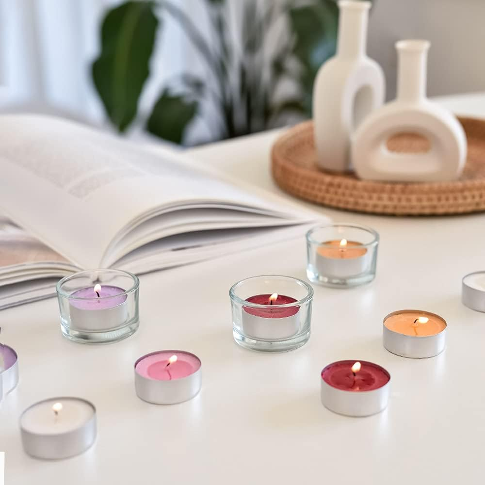 2h 4h 8h Burn Time Mini Tea Lights Candles Smokeless Tea Light for Home Decor